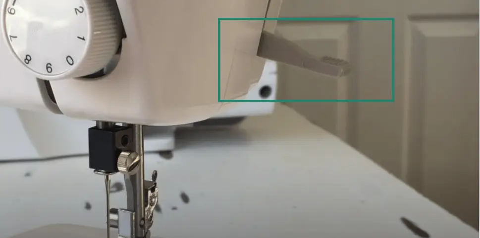 sewing machine presser foot lever