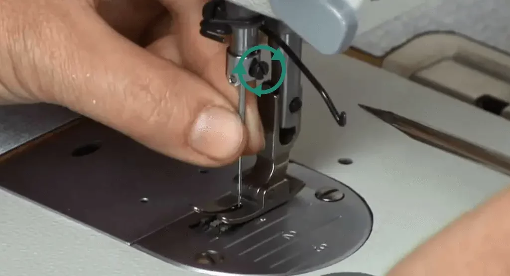Install a needle securely