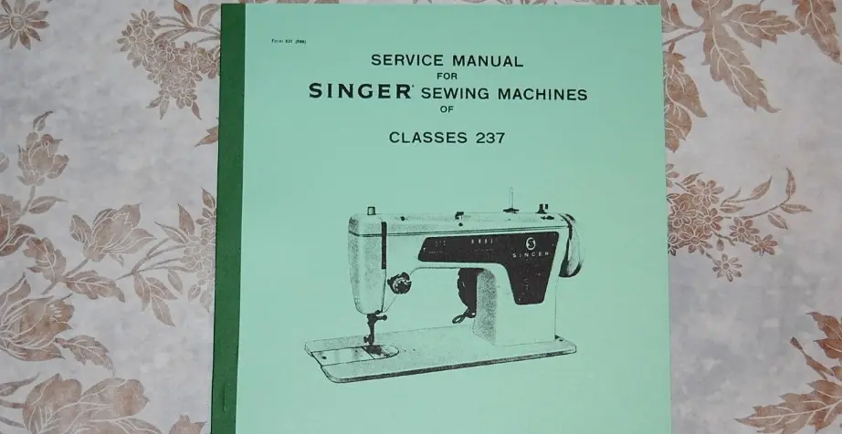 sewing machine instructional manual
