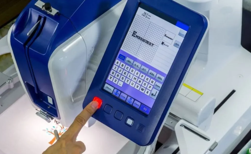 Embroidery Machine Touch Screen