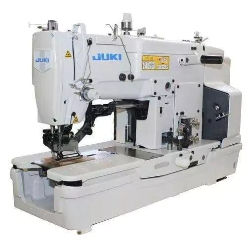 type of sewing machine used in making buttonholes on garments