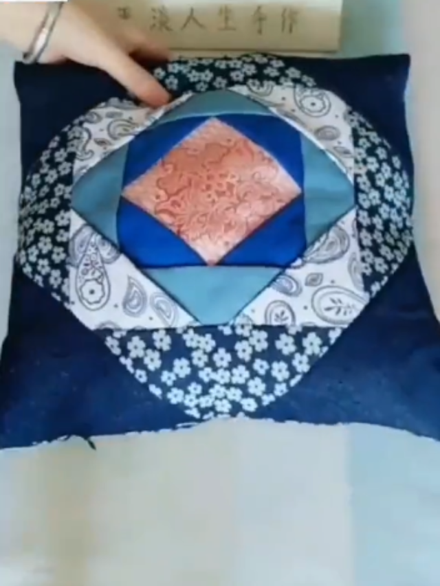 How to make a beautiful pillow, step-by-step