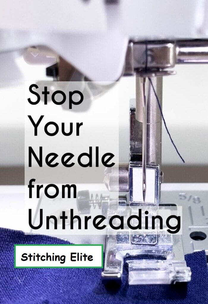 How to fix a sewing machine unthreading constantly
