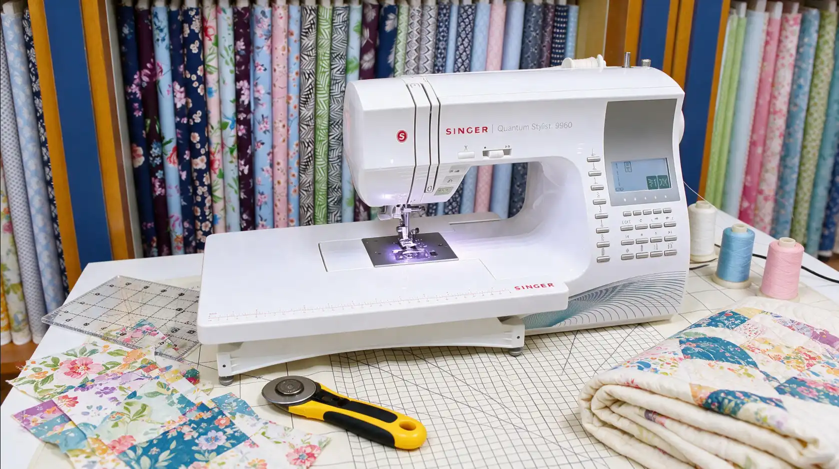 Singer Quantum Stylist 9960 computerized quilting sewing machine