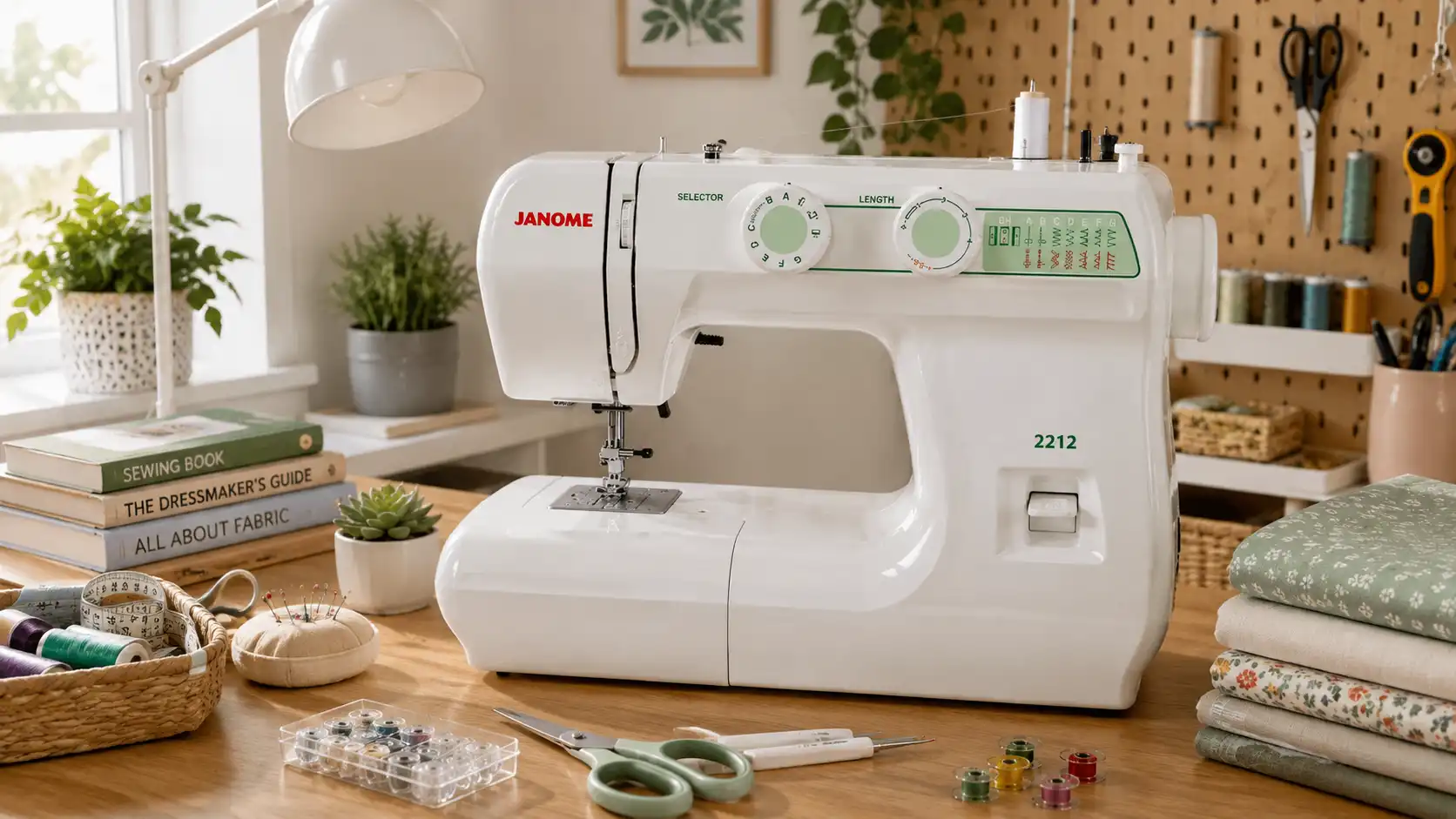 Mechanical sewing machine known for smooth, reliable stitch quality