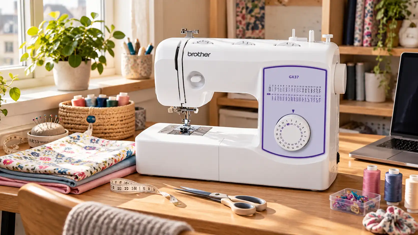 Brother GX37 lightweight sewing machine