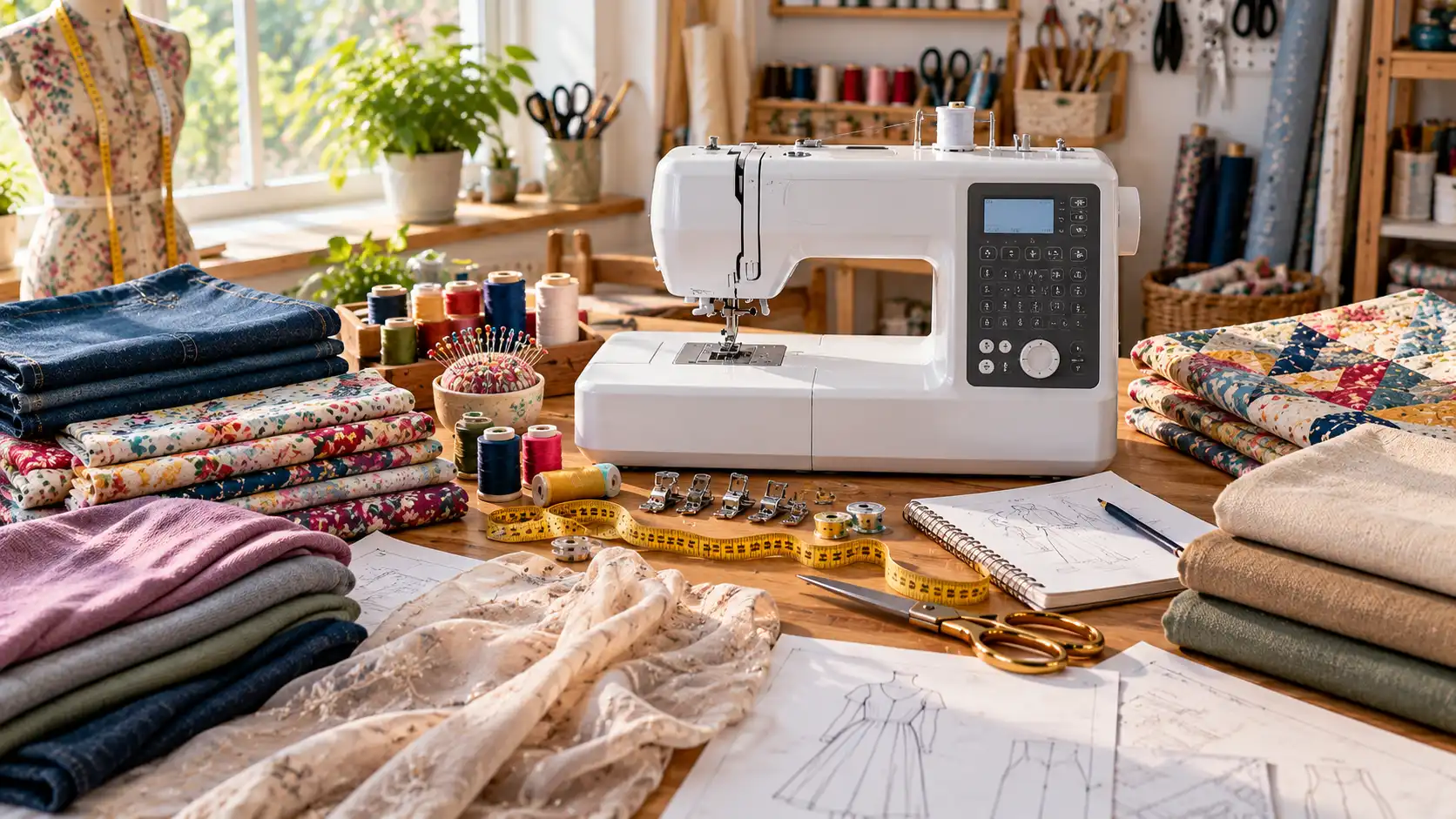 Choosing a sewing machine based on different fabrics and sewing projects