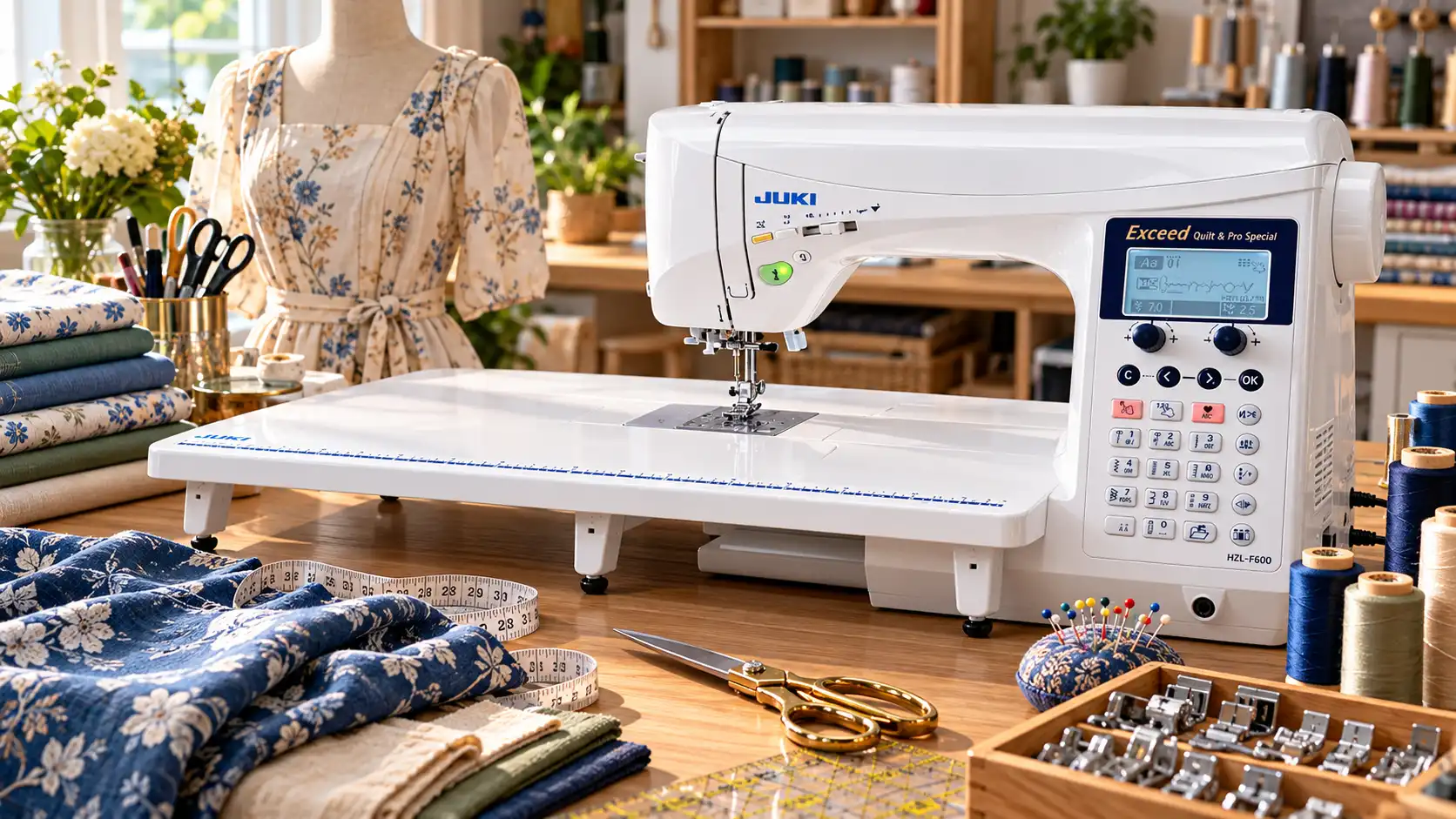 Juki HZL-F600 premium computerized sewing machine